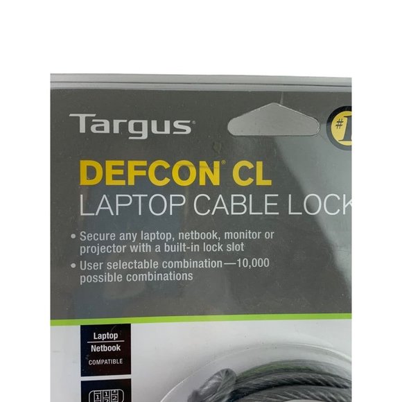 Targus Computers, Laptops & Parts Targus Laptop Cable Lock Defcon